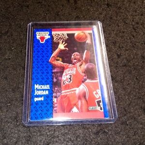 1991 Fleer Michael Jordan Basketball Card